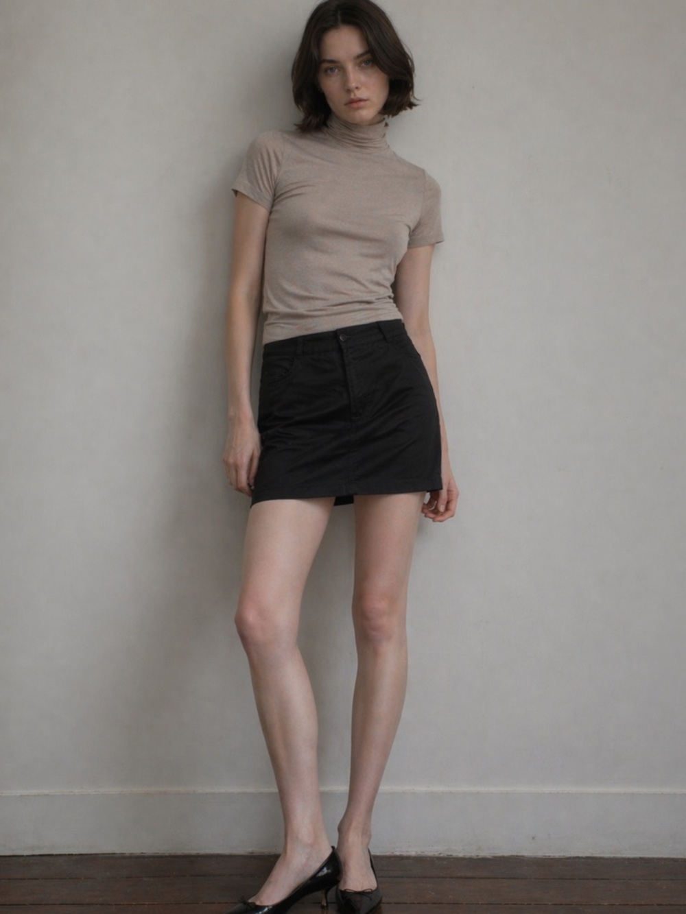 T by Alexander Wang Black Skirt